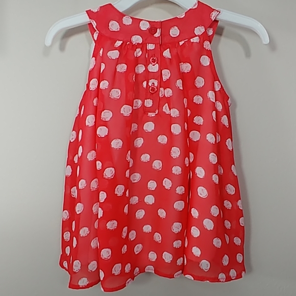 2 piece set red, pink, & white polka-dots outfit - Picture 3 of 8